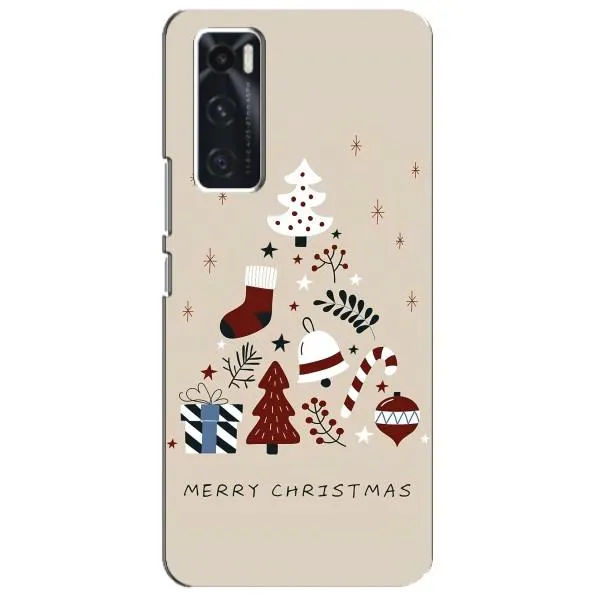 Чехол с принтом «Merry Christmas» для Vivo V20 se