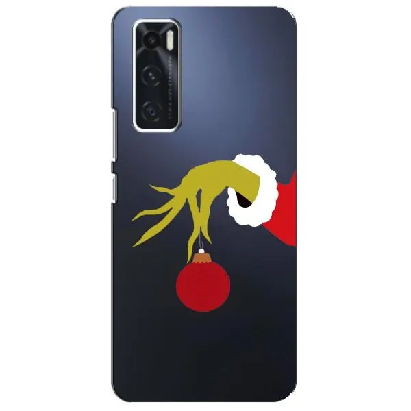Чехол с принтом «Гринч с игрушкой» для Vivo V20 se