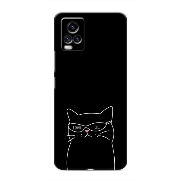 Чехол с принтом «Равнодушный кот» для Vivo V20