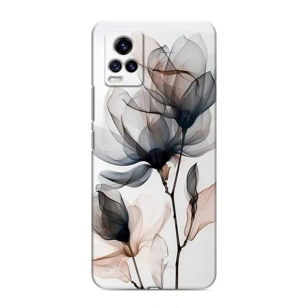 Чехол с принтом «Цветы на белом» для Vivo V20 Чехол с принтом «Цветы на белом» для Vivo V20