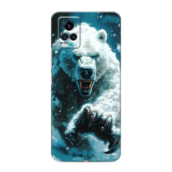 Чехол с принтом «Полярный медведь» для Vivo V20