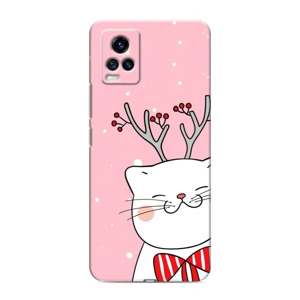 Чехол с принтом «Зимний кот» для Vivo V20