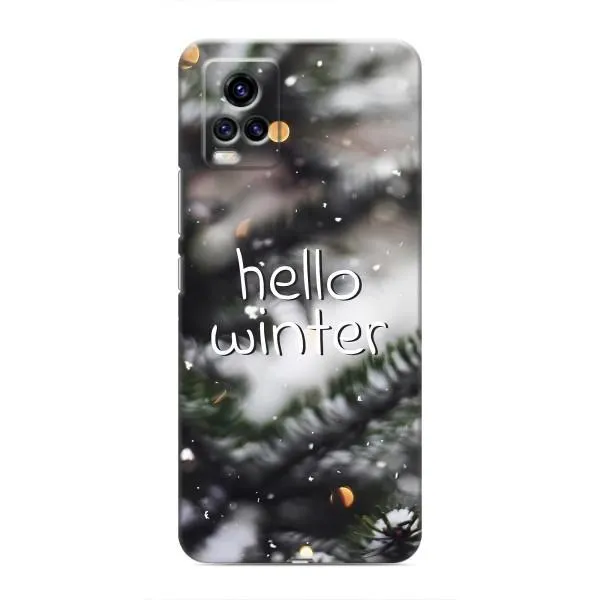 Чехол с принтом «Hello winter» для Vivo V20