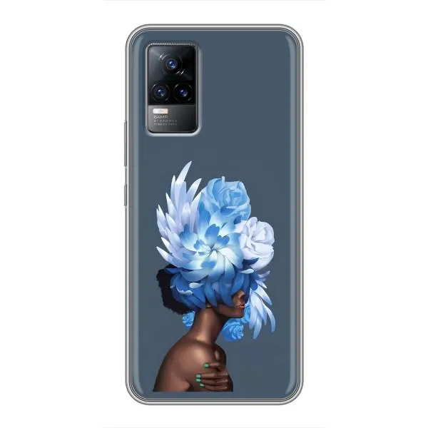 Чехол с принтом «Цветы на голове» для Vivo V21 Чехол с принтом «Цветы на голове» для Vivo V21