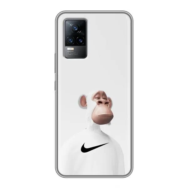 Чехол с принтом «обезьяна NFT Nike» для Vivo V21