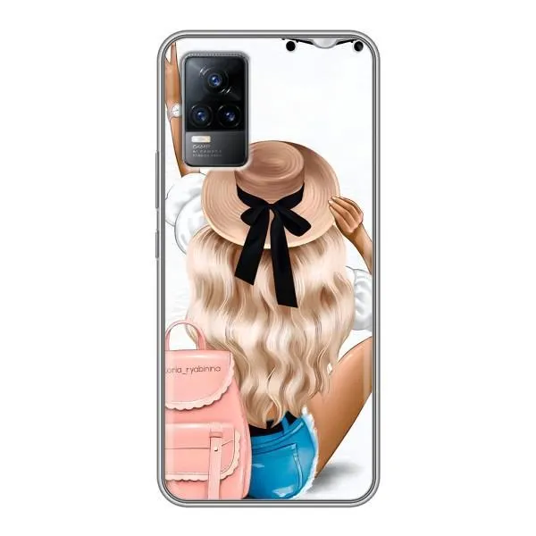 Чехол с принтом «Путешествие» для Vivo V21