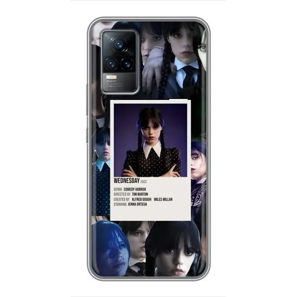 Чехол с принтом «коллаж Уэнздей» для Vivo V21 Чехол с принтом «коллаж Уэнздей» для Vivo V21