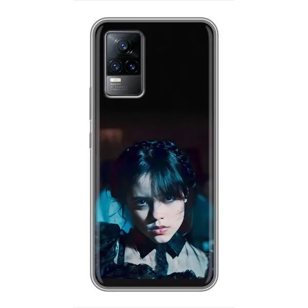 Чехол с принтом «взгляд Уэнздей» для Vivo V21 Чехол с принтом «взгляд Уэнздей» для Vivo V21