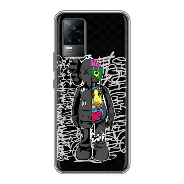 Чехол с принтом «Стиль Bearbrick» для Vivo V21E Чехол с принтом «Стиль Bearbrick» для Vivo V21E