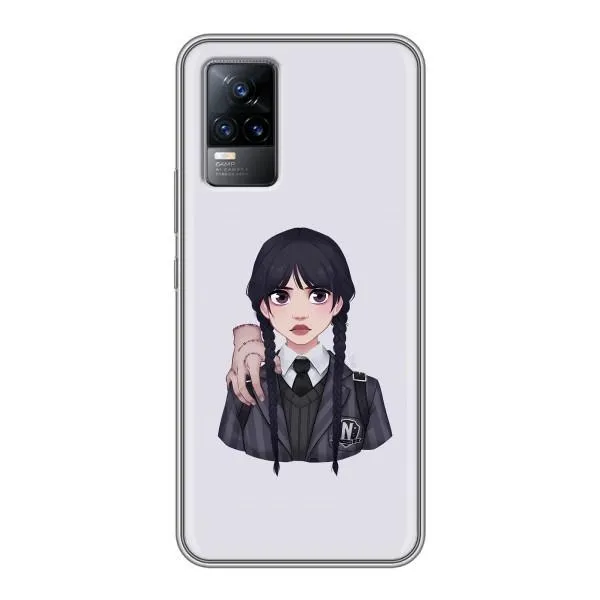 Чохол з принтом «Венздей і Річ» для Vivo V21E Чохол з принтом «Венздей і Річ» для Vivo V21E