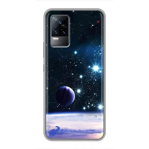 Чехол с принтом «Космический вид» для Vivo V21E