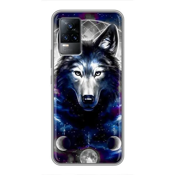 Чохол з принтом «Вовк» для Vivo V21E