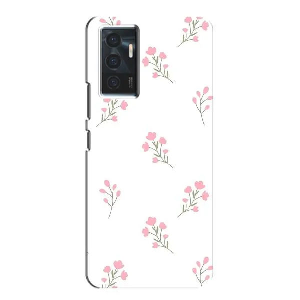 Чехол с принтом «Розовые цветы» для Vivo V23e