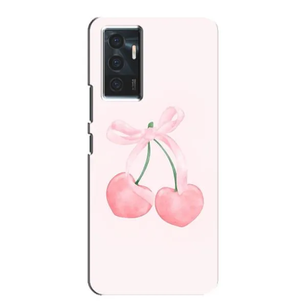 Чехол с принтом «Розовые вишни» для Vivo V23e
