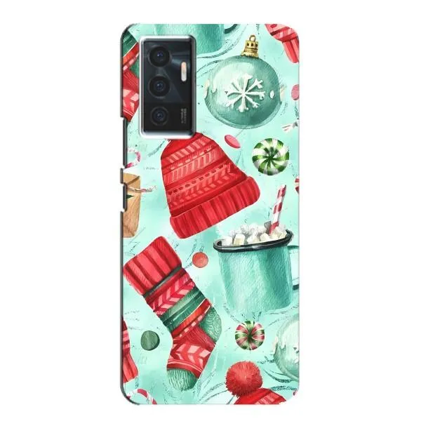 Чехол с принтом «Одежда НГ» для Vivo V23e