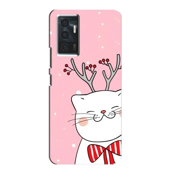 Чехол с принтом «Зимний кот» для Vivo V23e