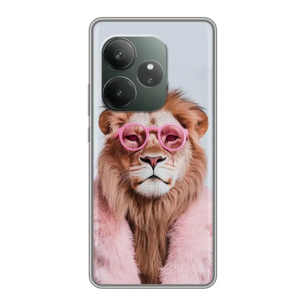 Чехол с принтом «Лев в очках» для Vivo V70 Elite