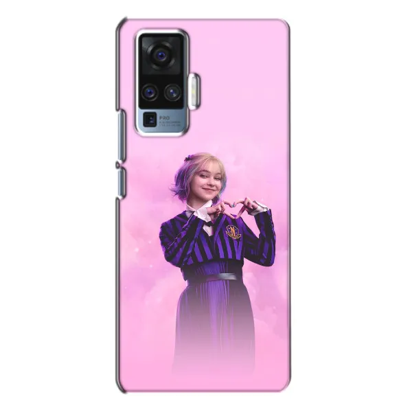 Чохол з принтом «Яскрава Енід Венздей» для Vivo X50 Pro Чохол з принтом «Яскрава Енід Венздей» для Vivo X50 Pro