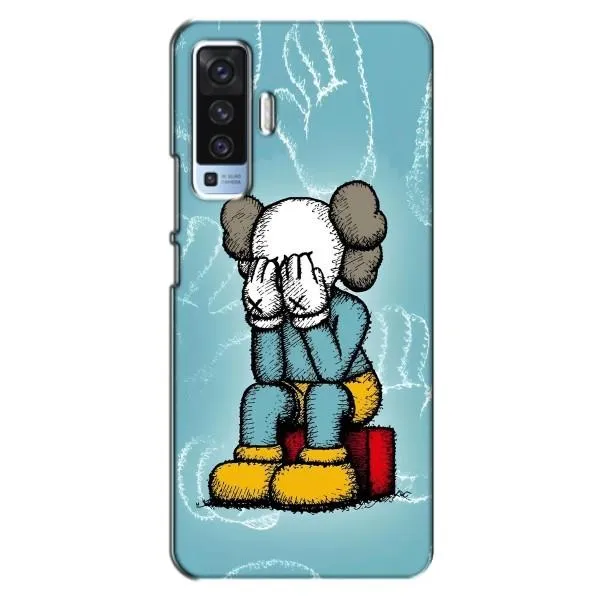 Чехол с принтом «Плач Bearbrick» для Vivo X50