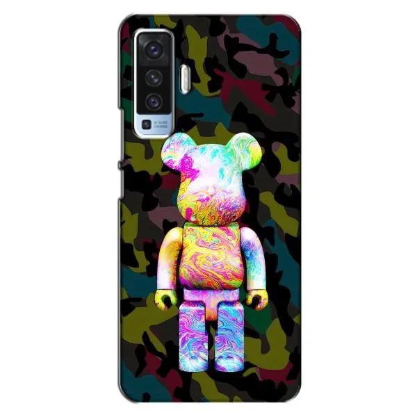 Чехол с принтом «Яркий Bearbrick» для Vivo X50