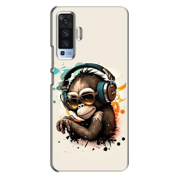 Чохол з принтом «Макака в навушниках» для Vivo X50 Чохол з принтом «Макака в навушниках» для Vivo X50