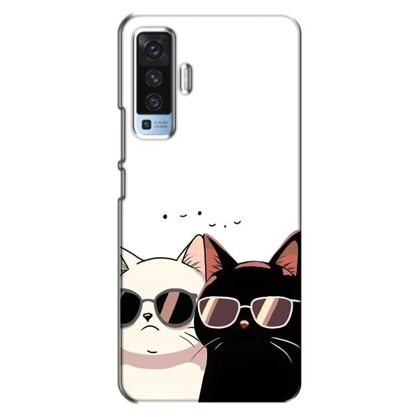 Чехол с принтом «Коты в очках» для Vivo X50 Чехол с принтом «Коты в очках» для Vivo X50