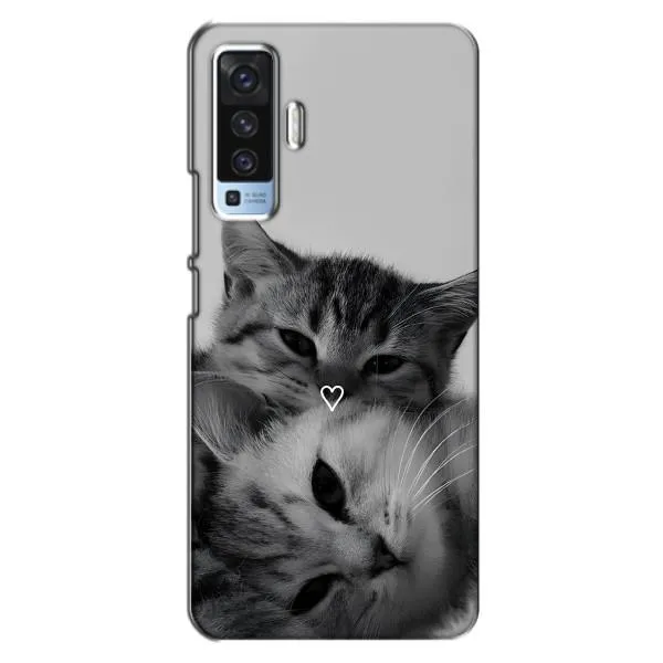 Чехол с принтом «Пара котов» для Vivo X50 Чехол с принтом «Пара котов» для Vivo X50
