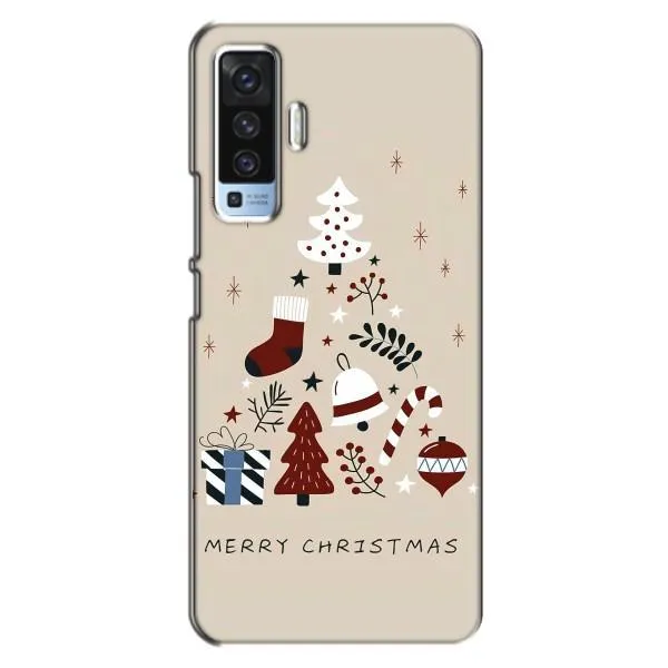 Чехол с принтом «Merry Christmas» для Vivo X50