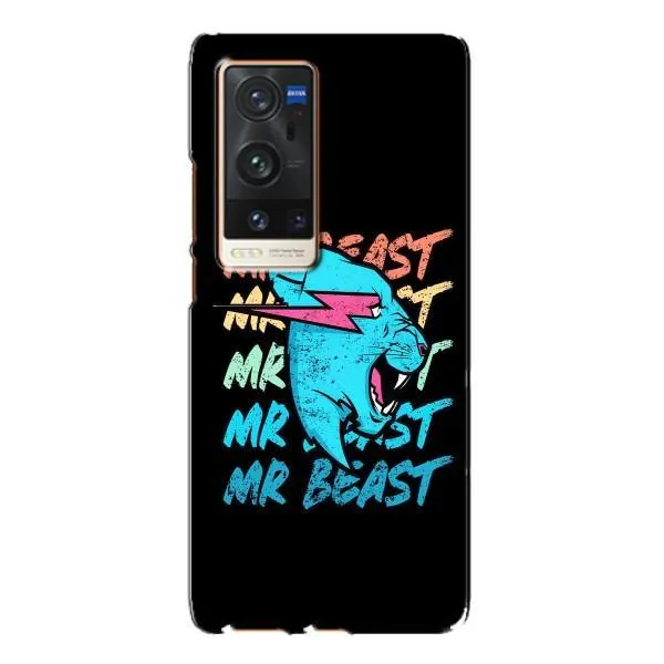 Чохол з принтом «logo Mr beast» для Vivo X60 Pro Plus