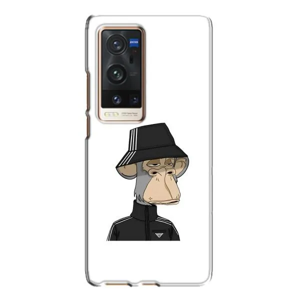 Чехол с принтом «обезьяна NFT Adidas» для Vivo X60 Pro Plus
