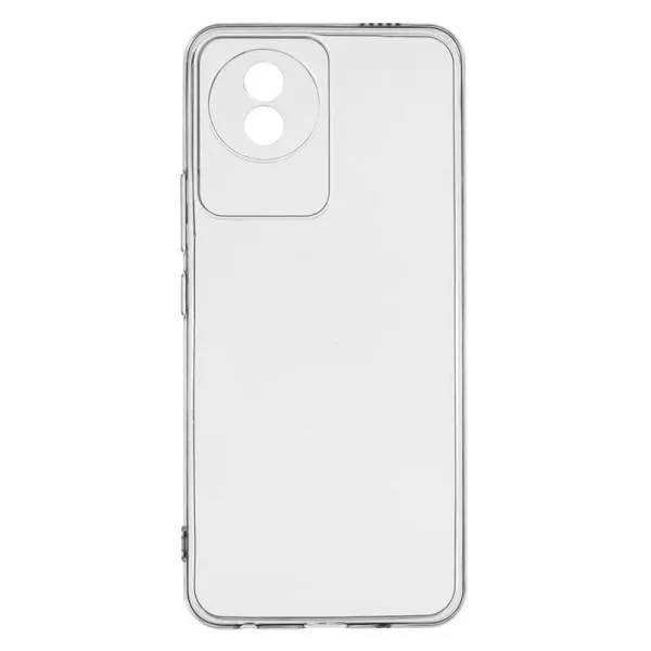 TPU чехол Epic Transparent 1,5mm Full Camera для Vivo Y02 — Прозрачный