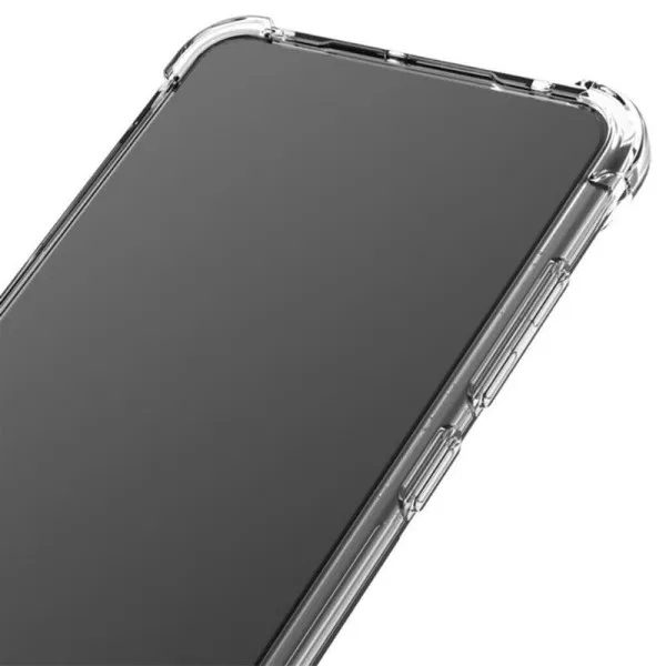 TPU чехол GETMAN Ease logo усиленные углы Full Camera для Vivo Y02 — Прозрачный — фото 3