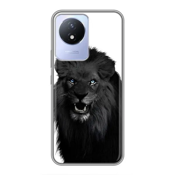 Чехол с принтом «Черный ЛЕВ» для Vivo Y02