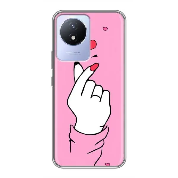 Чехол с принтом «Знак Love» для Vivo Y02