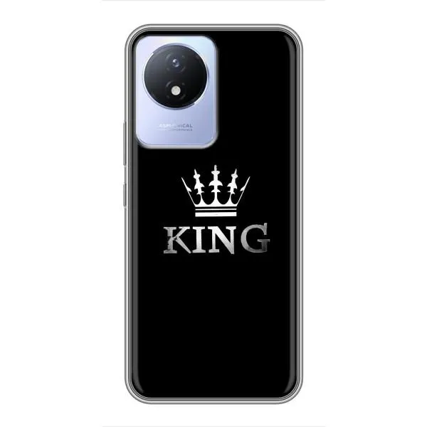 Чохол з принтом «KING» для Vivo Y02
