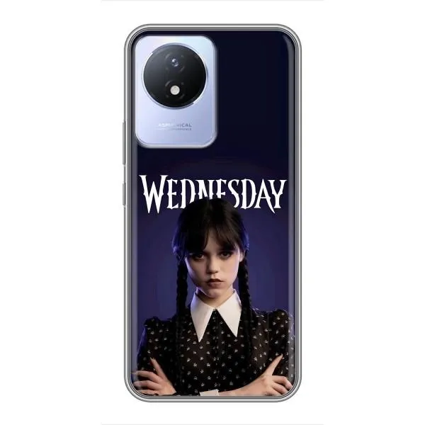Чехол с принтом «Wednesday» для Vivo Y02