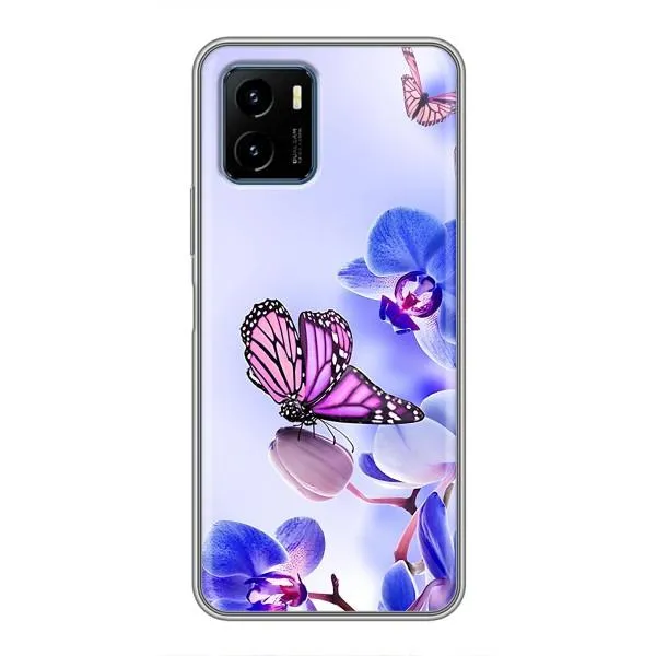 Чохол з принтом «Метелик на квітах» для Vivo Y15s Чохол з принтом «Метелик на квітах» для Vivo Y15s