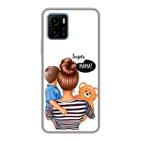 Чохол з принтом «Мама з синочком» для Vivo Y15s