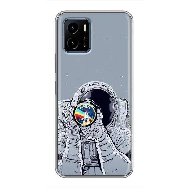 Чехол с принтом «Космонавт фото» для Vivo Y15s