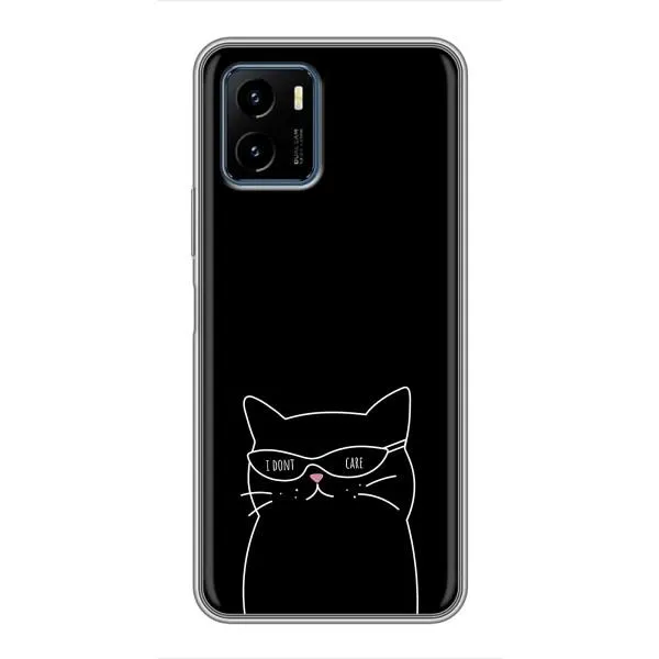 Чохол з принтом «Байдужий кіт» для Vivo Y15s Чохол з принтом «Байдужий кіт» для Vivo Y15s