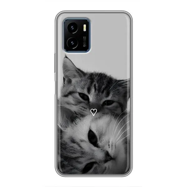 Чохол з принтом «Пара котів» для Vivo Y15s Чохол з принтом «Пара котів» для Vivo Y15s