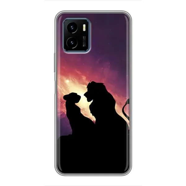 Чехол с принтом «Силуэт Симба и Налу» для Vivo Y15s
