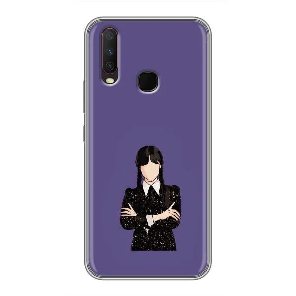 Чехол с принтом «Уэнздей в черном» для Vivo Y17