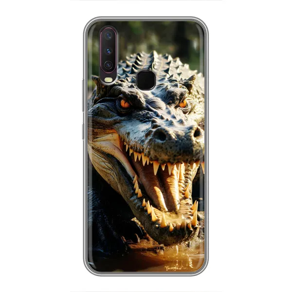 Чохол з принтом «Небезпечний крокодил» для Vivo Y17