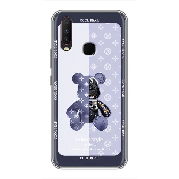 Чехол с принтом «Медвежонок LV» для Vivo Y17