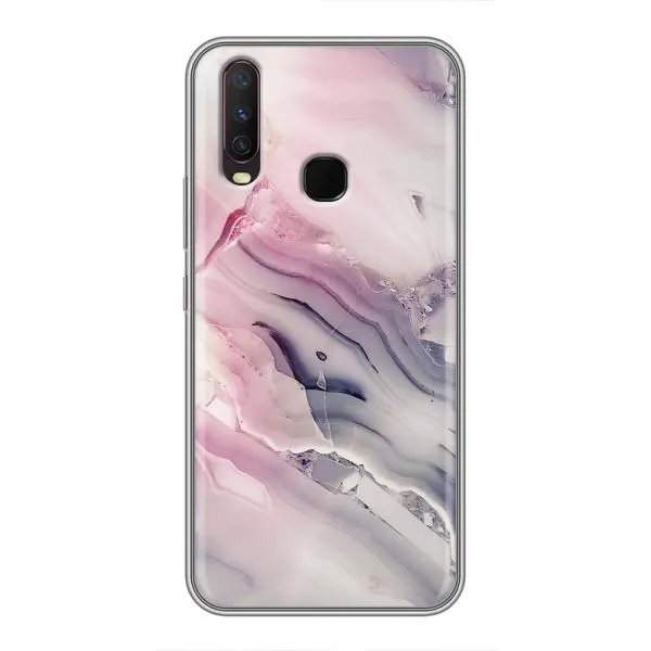 Чехол с принтом «Пурпурный Мрамор» для Vivo Y17