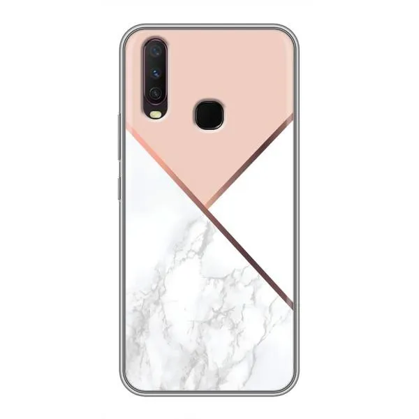 Чехол с принтом «Тройной мрамор» для Vivo Y17