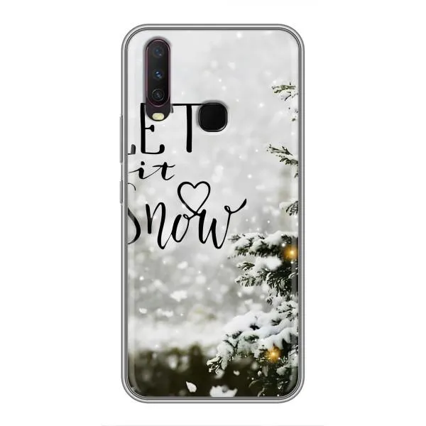 Чехол с принтом «Let it snow» для Vivo Y17