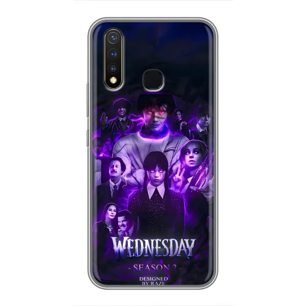 Чехол с принтом «Фиолетовая магия Уэнздей» для Vivo Y19 Чехол с принтом «Фиолетовая магия Уэнздей» для Vivo Y19