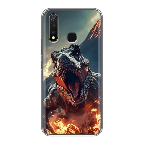 Чохол з принтом «Вогняний динозавр» для Vivo Y19 Чохол з принтом «Вогняний динозавр» для Vivo Y19